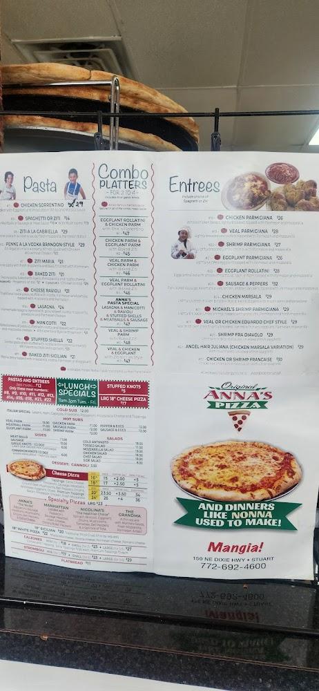 Original Anna's Pizza Menu image 3